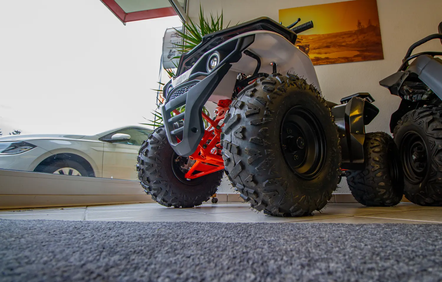 Quadfactory Beitler, Shopartikel, Abbildung der Quadfront