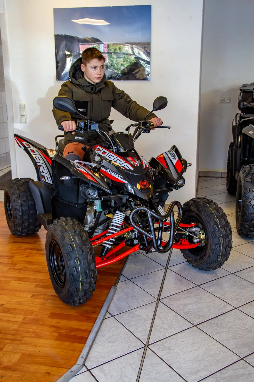Quadfactory Beitler, Open Day 23, Quad im Ausstellungsraum